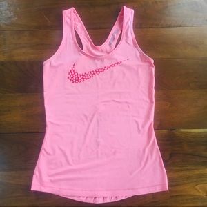 Nike Pro pink tank top